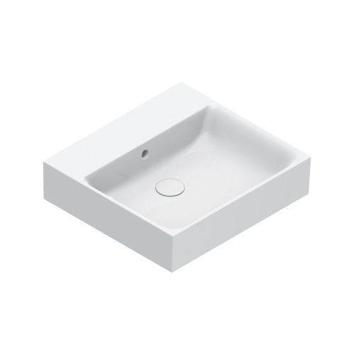 Раковина керамическая Catalano Premium 220500001 50 см подвесная цвет белый без отверстий под смеситель