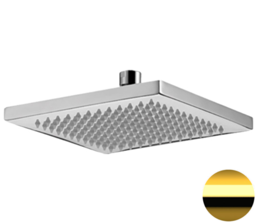Верхний душ Remer 359SSDOx 20х20 золото
