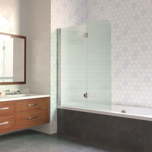 Душевая шторка на ванну Vegas-Glass E2V LUX E2V LUX 120 08 Moru L 120х150 стекло рифленое профиль хром ориентация левая