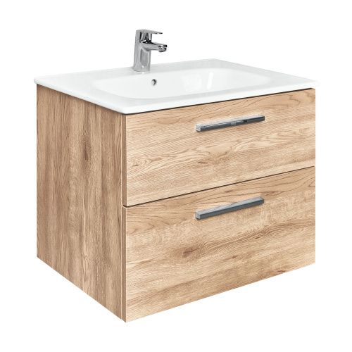 Тумба под раковину Roca VICTORIA A857468517 60х50 подвесная цвет коричневый