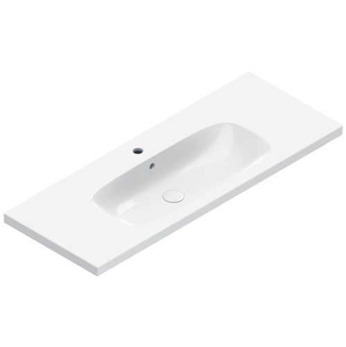 Раковина керамическая Catalano Alvea 621211001 120 см подвесная цвет белый 1 отверстие под смеситель