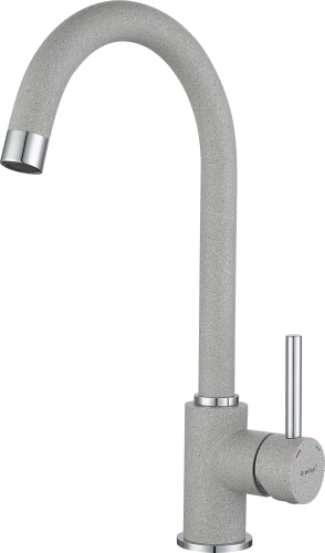 Смеситель для кухни Granfest 3650 серый на мойку серый