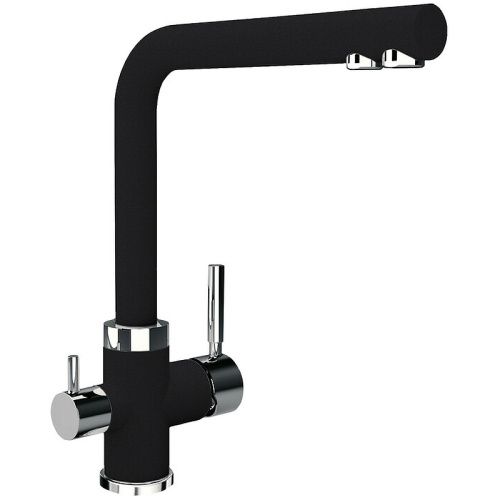 Смеситель для кухни Florentina Арес 333.19H.2123.302 на мойку черный