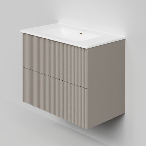 Тумба с раковиной La Fenice TERRA TWIN NFNC-01-TER-C-80-2-3-80 80х50 подвесная цвет бежевый