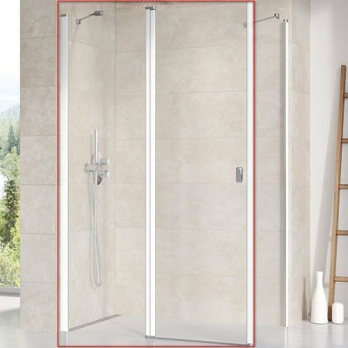 Душевая дверь Ravak CHROME 1QVG0100Z1 120х195 стекло прозрачное профиль белый