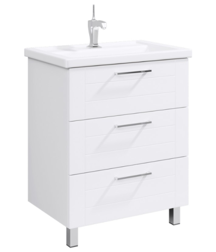 Тумба под раковину Aqwella Y MAN01073 70х50 напольная цвет белый