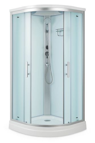 Душевая кабина Timo Standart T-6601PDS 100х100 четверть круга с крышей ориентация универсальная