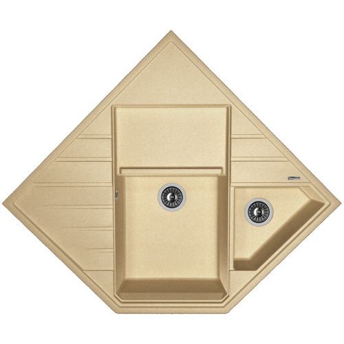 Кухонная мойка Florentina Бомбей 20.375.J0900.104 90х90 цвет бежевый поверхность матовая