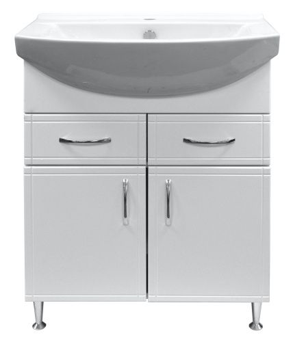 Тумба с раковиной Loranto Best (Стиль) CS00050933 70х40 напольная цвет белый