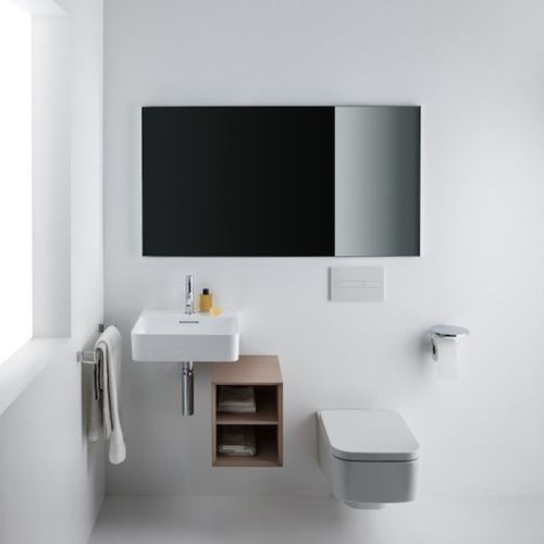 Раковина керамическая Laufen VAL 8.1528.1.000.104.1 50 см подвесная цвет белый 1 отверстие под смеситель