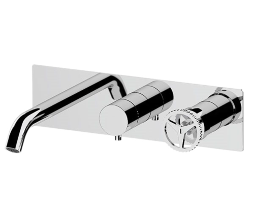 Смеситель для ванны Remer Chrono CH54D2 встраиваемый в стену хром