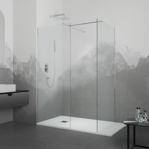 Душевая перегородка RGW Walk In 02122020-14 120х195 стекло прозрачное профиль хром