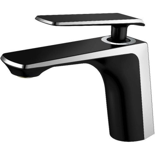 Смеситель Haiba HB548-7 HB10548-7 на раковину черный/хром