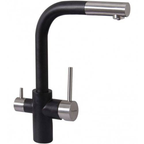 Смеситель для кухни Florentina Кристалл 333.32H.2123.302 на мойку черный