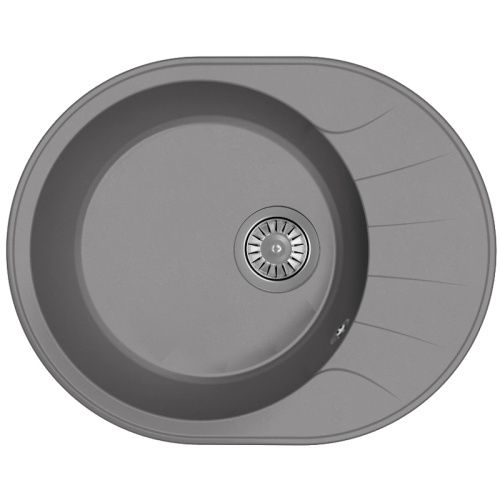 Кухонная мойка Dr.Gans Виола 580 25.140.B0580.410 60х45 цвет серый поверхность матовая