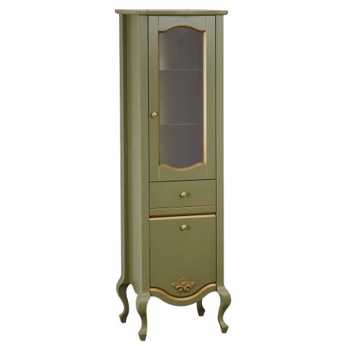 Шкаф-пенал Migliore IMPERO 28617 50х160 напольный цвет зеленый