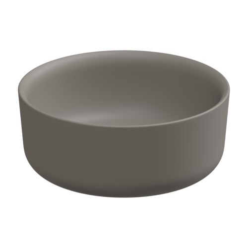 Раковина керамическая GSG Ceramic Design Hit! HILAVRO42030 40х40 накладная цвет бежевый без отверстий под смеситель