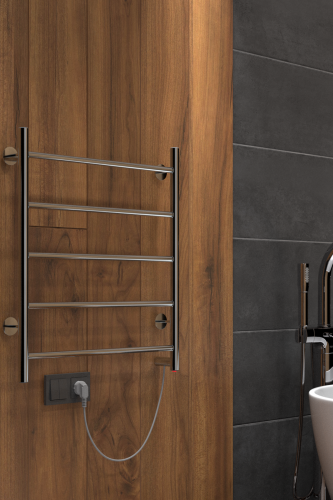 Полотенцесушитель электрический Indigo LINE LCLE60-40R 45х60 хром