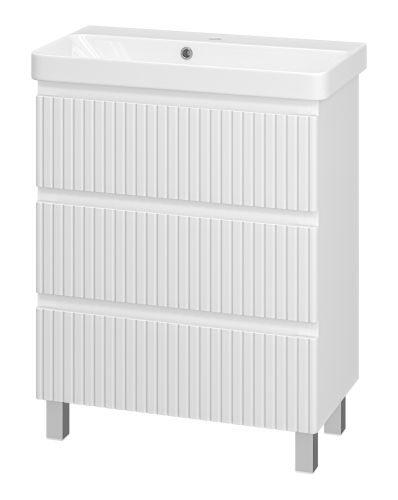 Тумба под раковину Brevita Victory VIC-07070-0103Я 70х40 напольная цвет белый