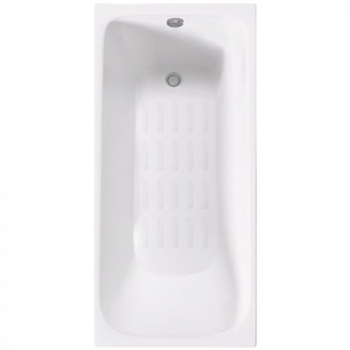 Ванна чугунная Delice Continental PLUS DLR230635-AS 170х75 пристенная прямоугольная без ножек с антискользящим покрытием