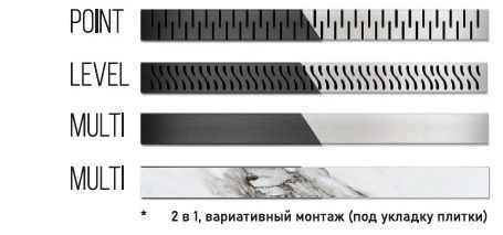 Душевой лоток Milleau Multi* 2 в 1 M850MB 85х15 черный - фото 2