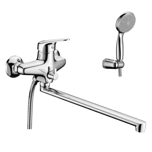 Смеситель для ванны LeMark Luna LM4151C настенный хром