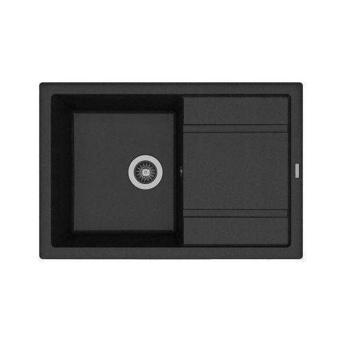 Кухонная мойка Florentina Липси 760 20.160.D0760.208 75х50 цвет черный поверхность матовая