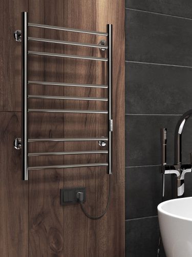 Полотенцесушитель электрический Indigo Line Trinity LСLTE80-50Rt 55х80 хром