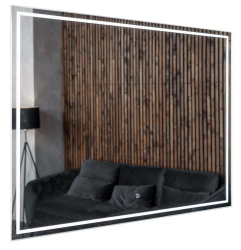 Зеркало с подсветкой Azario Classico Quadrato CS00078950 80х60 подвесное