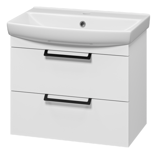 Тумба под раковину Misty Клермонт Э-Кле01060-011П2Я 60х30 подвесная цвет белый