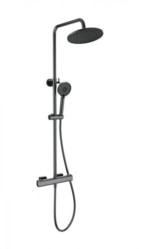 Душевая стойка Wonzon & Woghand Stay WW-B3051-A1-BGG настенная цвет серый с термостатом