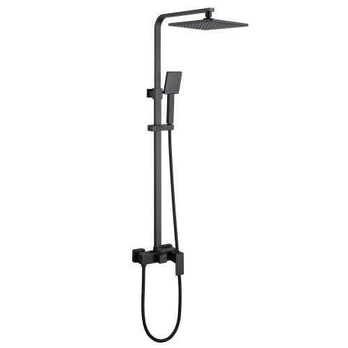 Душевая стойка Abber AF8220B настенная цвет черный