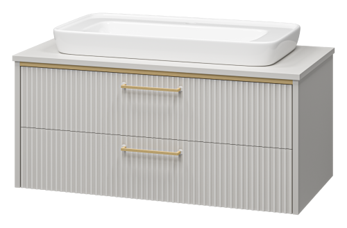 Тумба под раковину Brevita Elche ELC-01100-0502Я 100х50 подвесная цвет белый