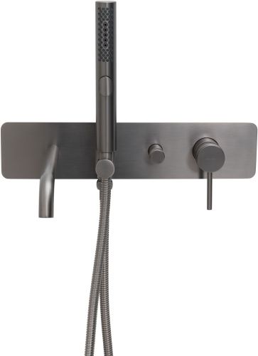 Смеситель для ванны с душем Allen Brau Priority 5.31A05-MG встраиваемый в стену серый