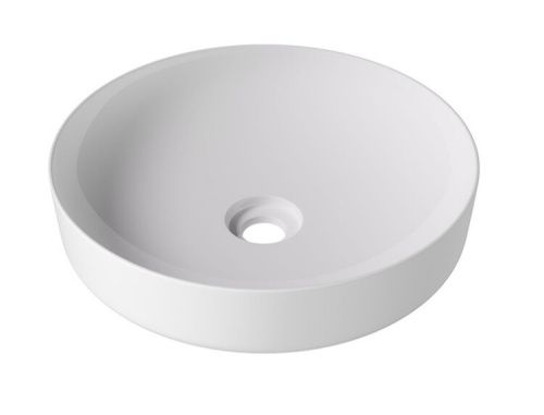 Раковина керамическая Alice Form 22420109 50х50 накладная цвет белый без отверстий под смеситель