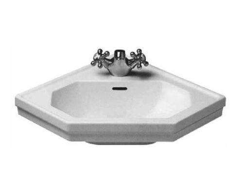 Раковина керамическая Duravit 1930 793420000 60х50 подвесная цвет белый 1 отверстие под смеситель