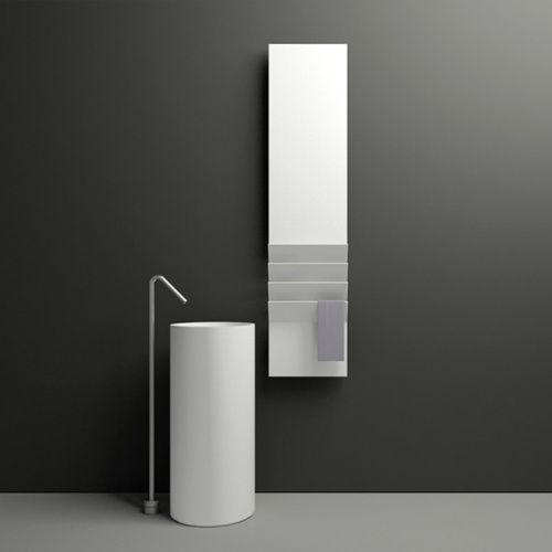 Полотенцесушитель электрический Antrax Flaps ECFPB171001T/BCOR 35х170 белый