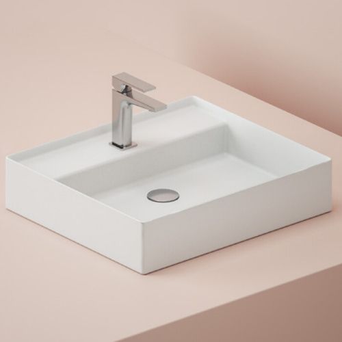 Раковина керамическая Artceram Scalino SCL007 01 00 60х50 накладная цвет белый 1 отверстие под смеситель