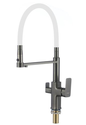 Смеситель для кухни Savol S-L1809Q-02 на столешницу графит