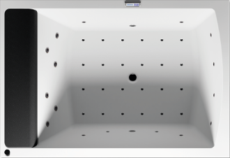 Ванна акриловая Riho Anna BZ7900564SZ1582 190х130 пристенная прямоугольная