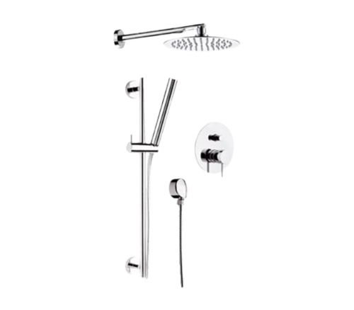 Душевая система Remer X Style X09S01 встраиваемая в стену цвет хром