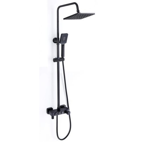 Душевая стойка Savol S-602042H настенная цвет черный