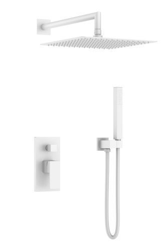 Душевая система Boheme Qubic 474-3-MW встраиваемая в стену цвет белый