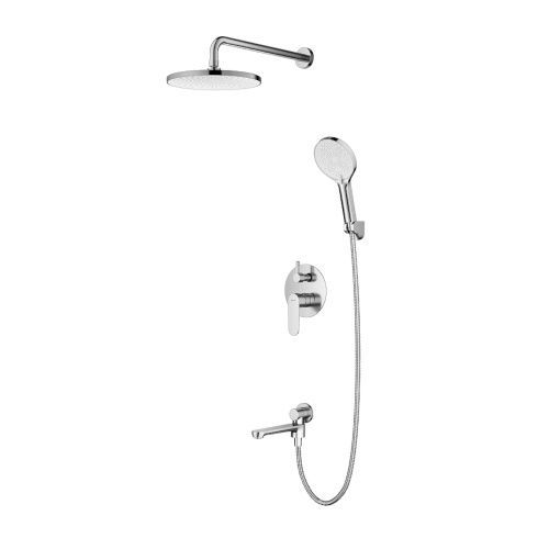 Душевая система Splenka S222.27.05 встраиваемая в стену цвет серый