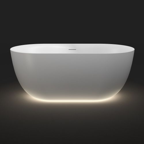 Ванна акриловая Wellsee Chic Riviera 236806000 180х85 отдельностоящая овальная с ножками