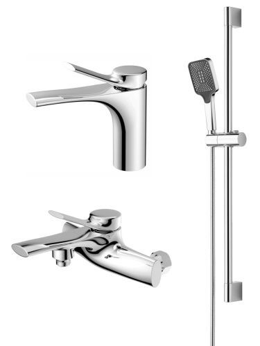 Душевой гарнитур Orange ORGANIC M27-711cr настенный хром