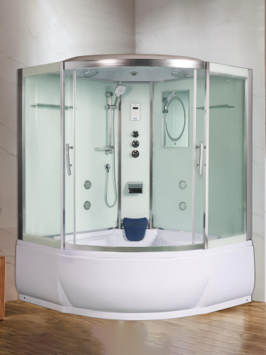 Душевой бокс WeltWasser WW500 10000003291 150х150 стекло прозрачное профиль хром