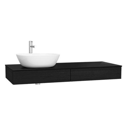 Тумба под раковину Vitra Origin 65679 120х50 подвесная цвет черный