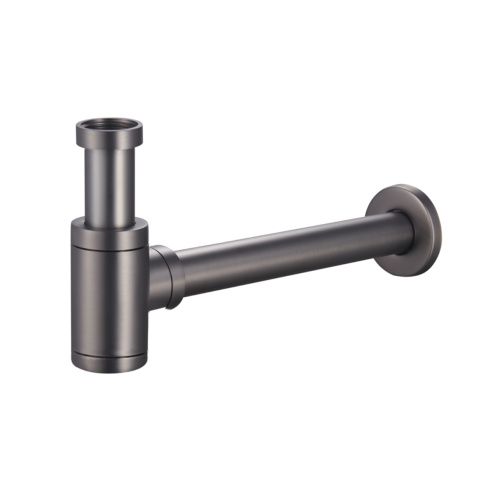 Сифон для раковины Tokito Shinku TOK-SHI-L32GM вороненая сталь