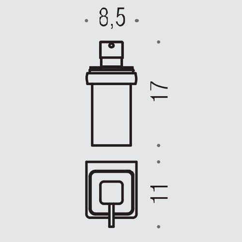 Дозатор Colombo Lulu B9321.CR-VAN - фото 2